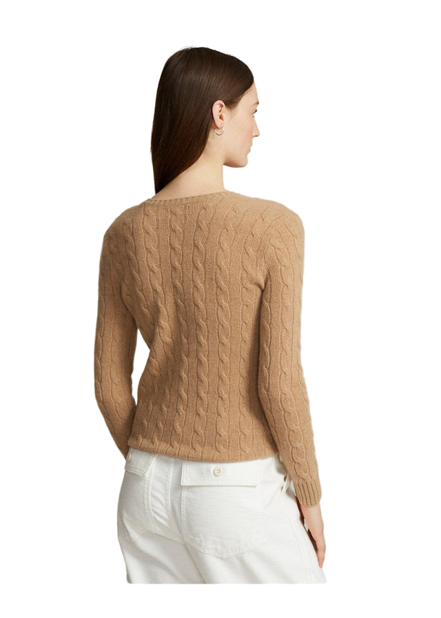 MAGLIA TRECCIA SCOLLO V DONNA