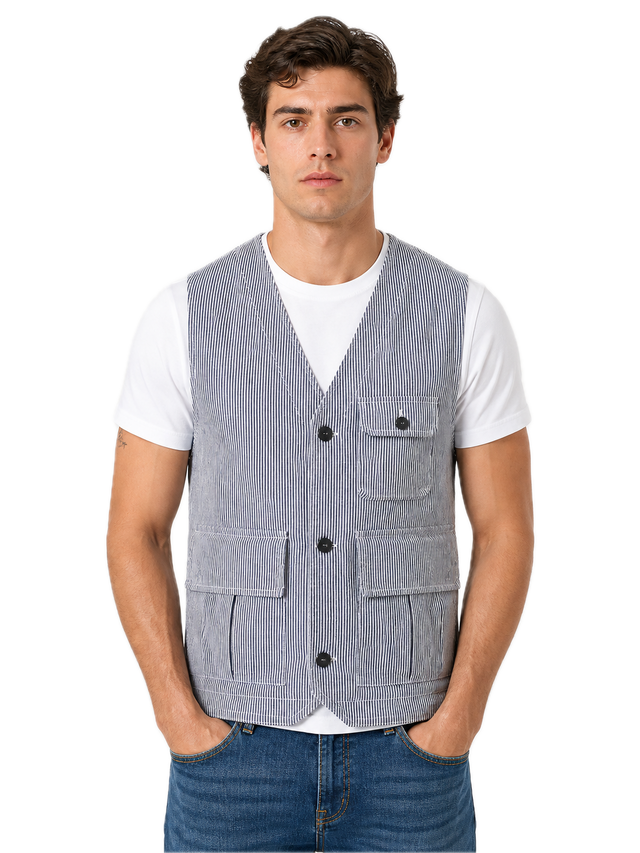 GILET RIGATO
