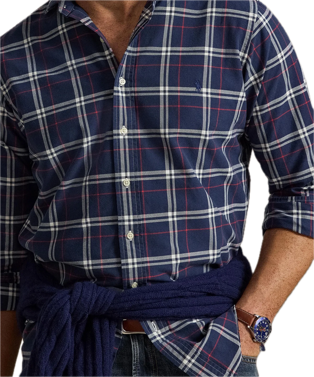 CAMICIA CHECK BLU