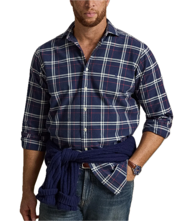 CAMICIA CHECK BLU
