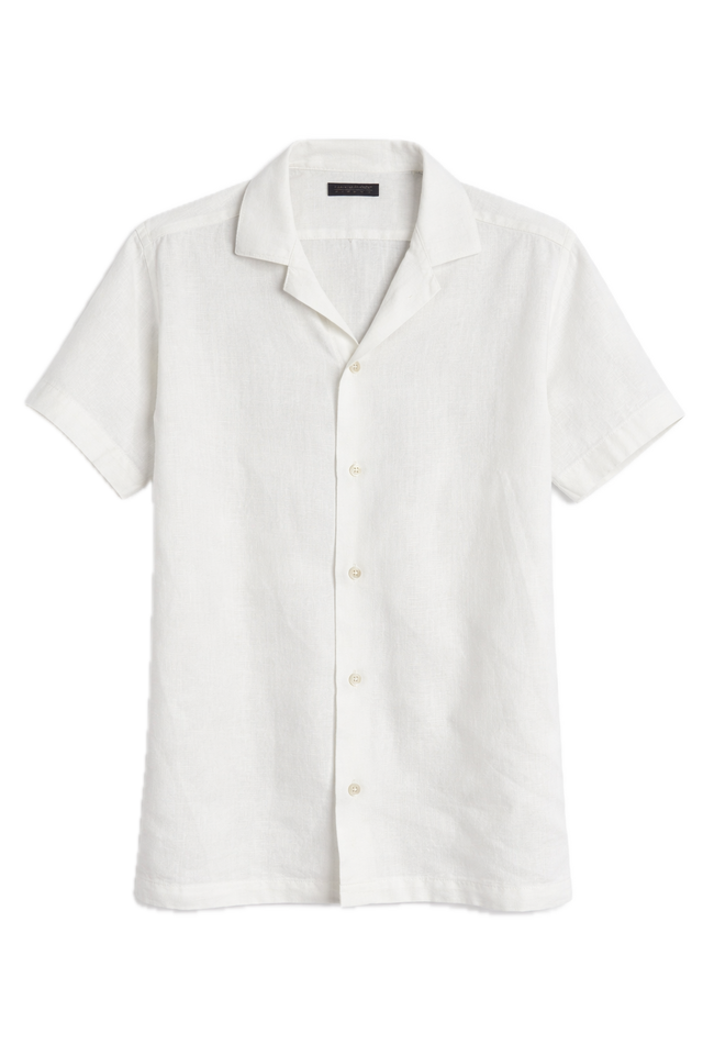 CAMICIA LINO MEZZA MANICA