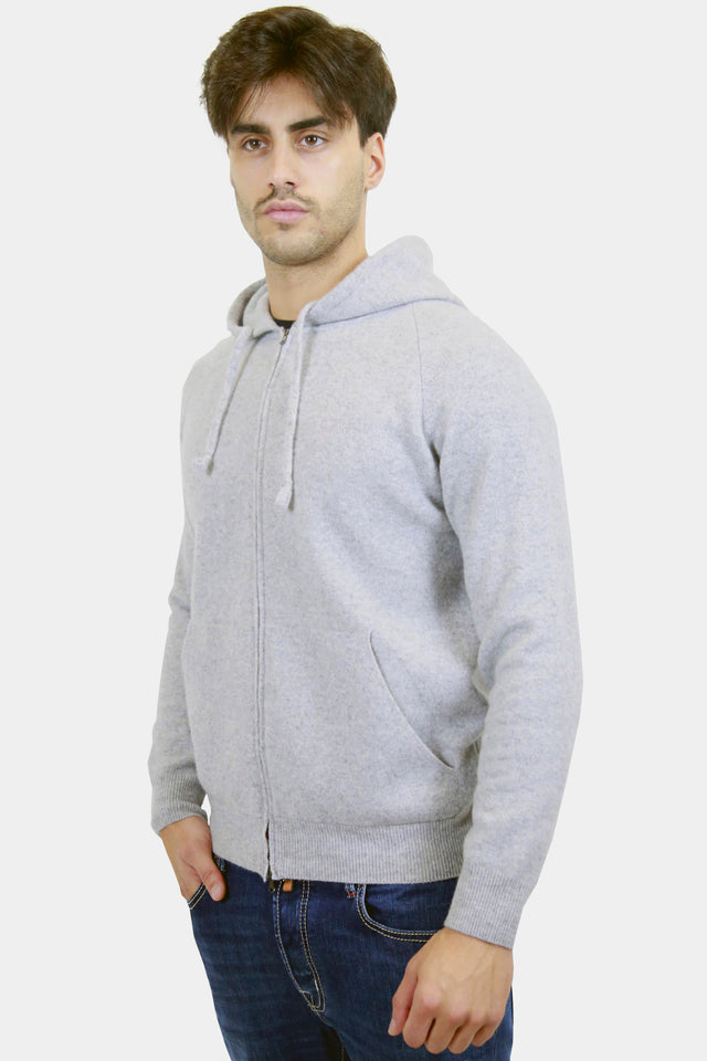 FELPA FULLZIP CAPPUCCIO