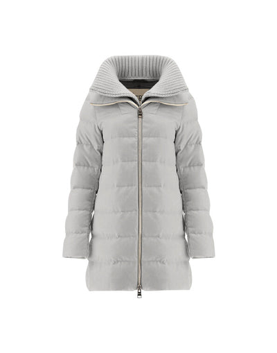 PIUMINO CACHEMIRE COLLO LANA