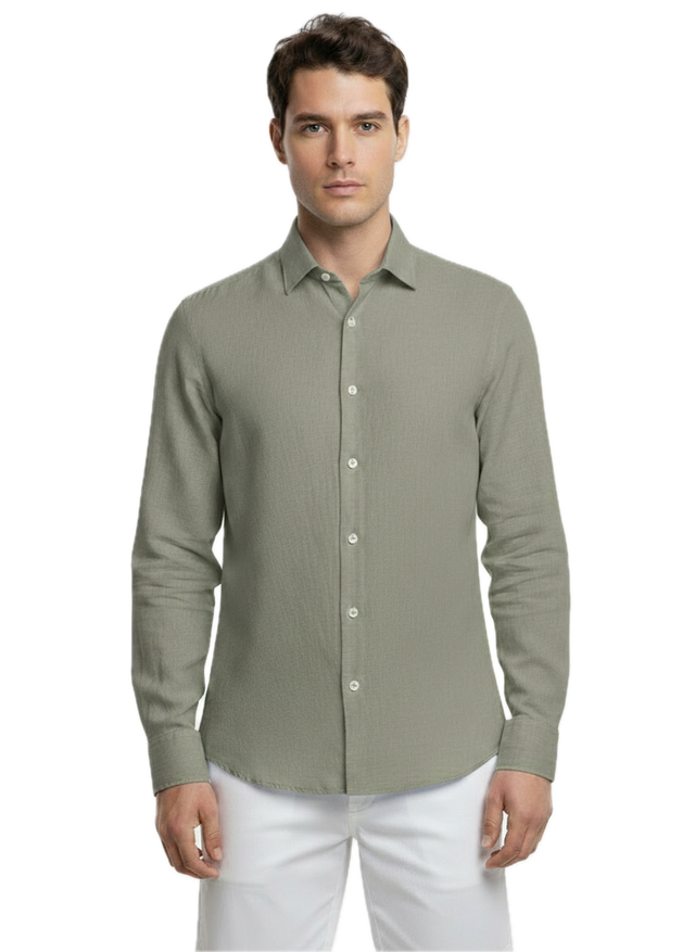 CAMICIA LINO MADE IN ITALY