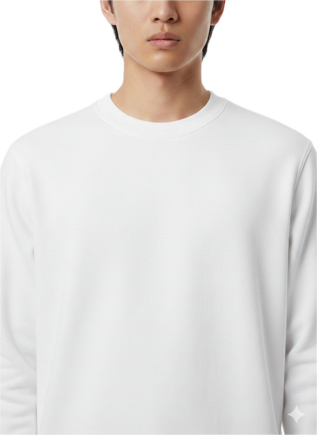 FELPA GIROCOLLO ORGANIC