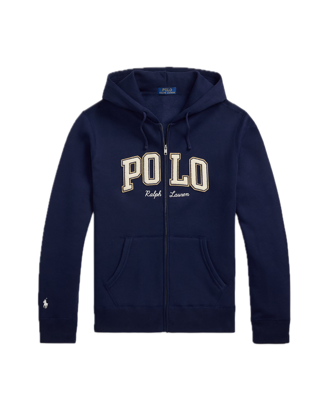 FELPA FULL ZIP CON CAPPUCCIO