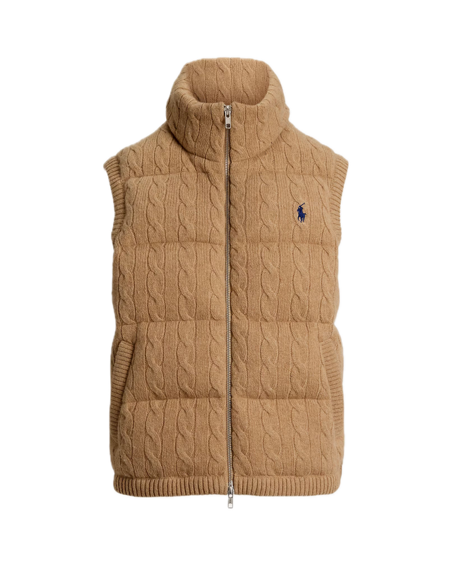 GILET TRECCIA LANA