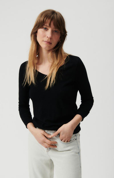 TSHIRT MANICA LUNGA TAGLIO VIVO