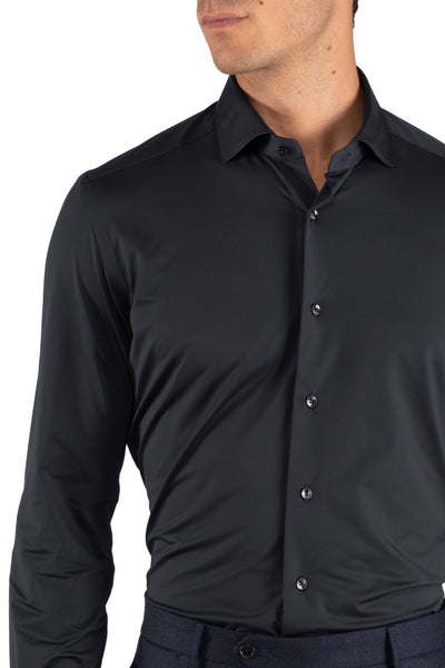 CAMICIA ACTIVE TINTA UNITA NAVY