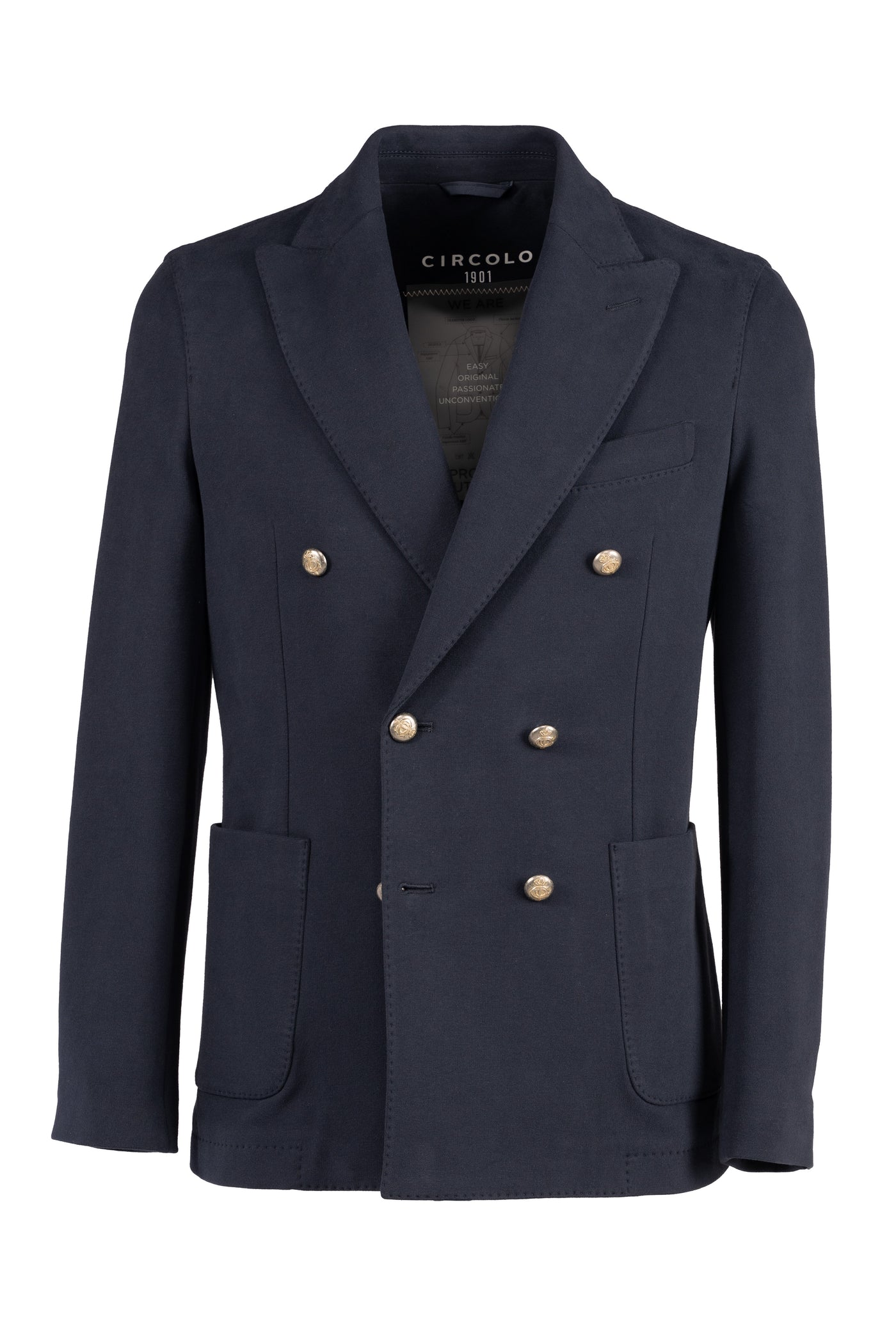 GIACCA DOPPIO PETTO JERSEY