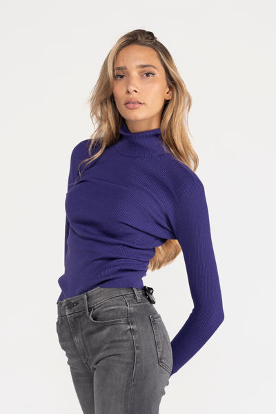 MAGLIA COLLO ALTO COSTINA