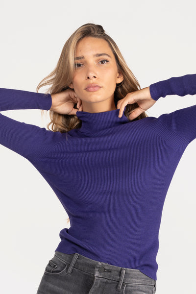 MAGLIA COLLO ALTO COSTINA