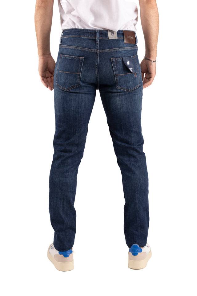 JEANS DENIM SCURO WASH