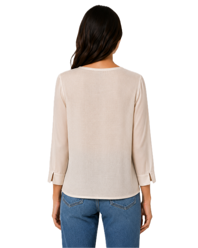 BLUSA SETA LINO