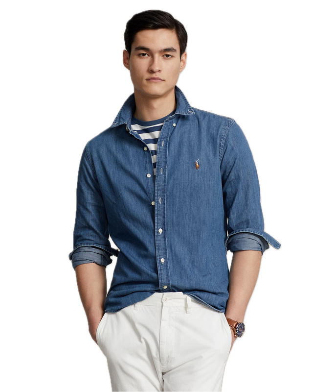 CAMICIA OXFORD DENIM