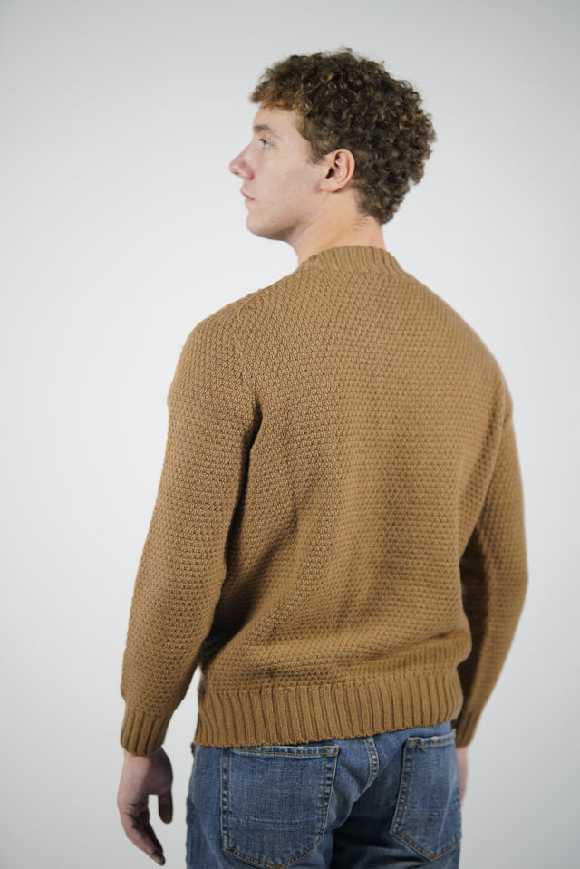 MAGLIA COLLO VULCANO TRECCIA