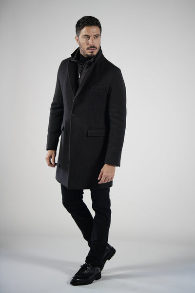 CAPPOTTO LANA DIAGONALE