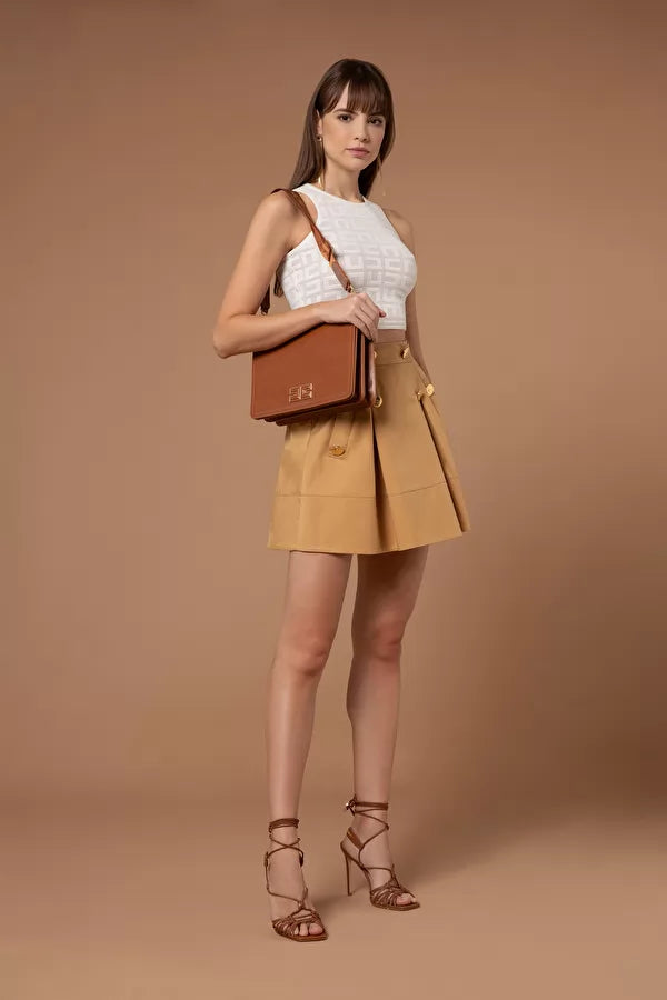 ELISABETTA FRANCHI | GONNA CONTONE BOTTONI