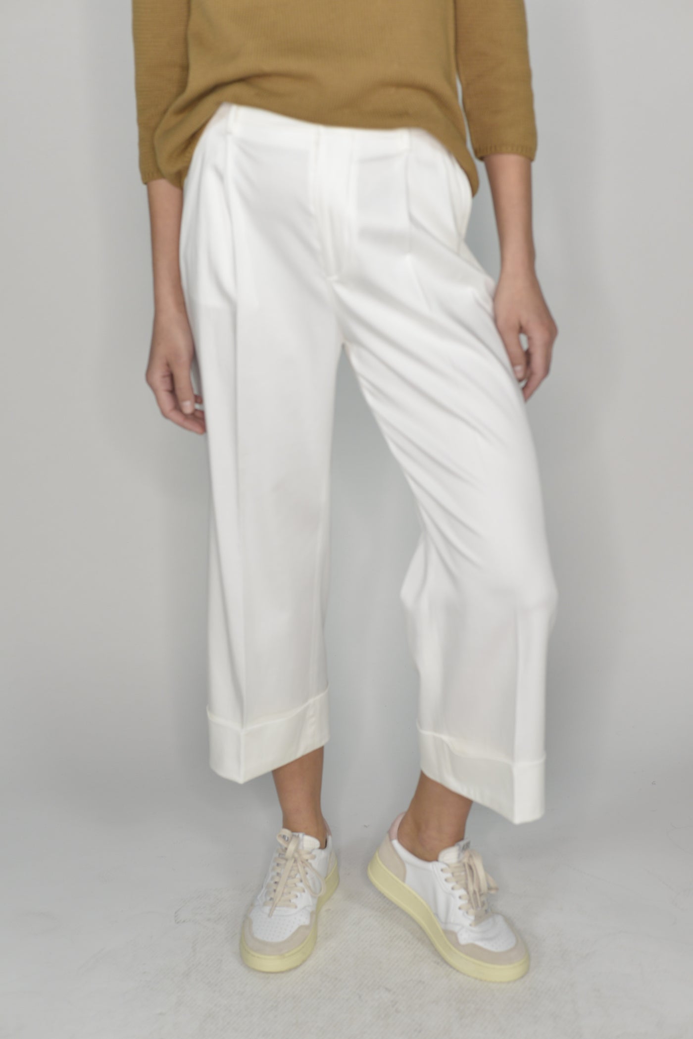 PANTALONE DUE PINCES RISVOLTO