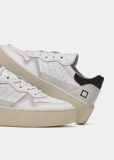 DATE | STEP CALF WHITE BLACK
