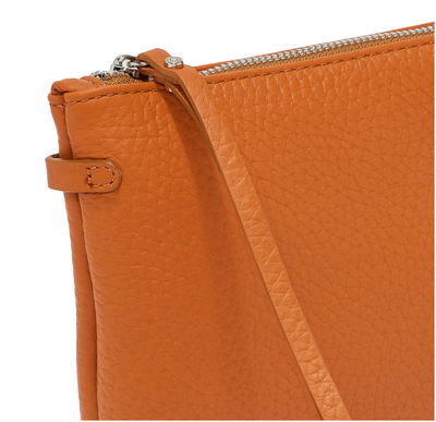 GIANNI CHIARINI | BUSTA ZIP PELLE MARTELLATA