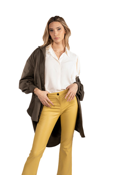 Brian&Barry Milano | CAMICIA MC ROUCHES MANICA MISTO SETA