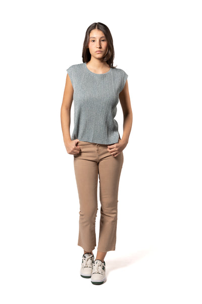 D.EXTERIOR | MAGLIA MC COSTA LUREX