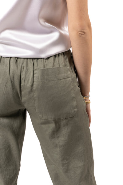 RE-HASH | PANTALONE LINO NELLY CINTURA
