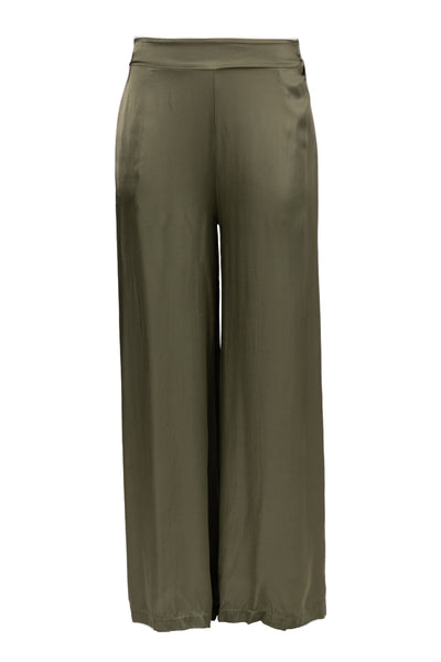 MOKI B | PANTALONE LARGO TINTA UNITA